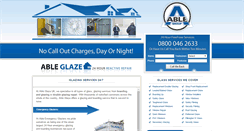 Desktop Screenshot of able-glaze.co.uk